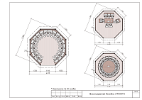 Восьмигранная беседка АТЛАНТА